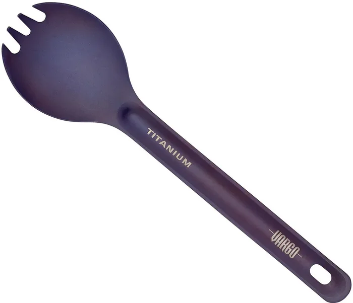 Vargo Titanium Ulv Cutlery Titanium Spork Ulv Lavender Camping Flatware