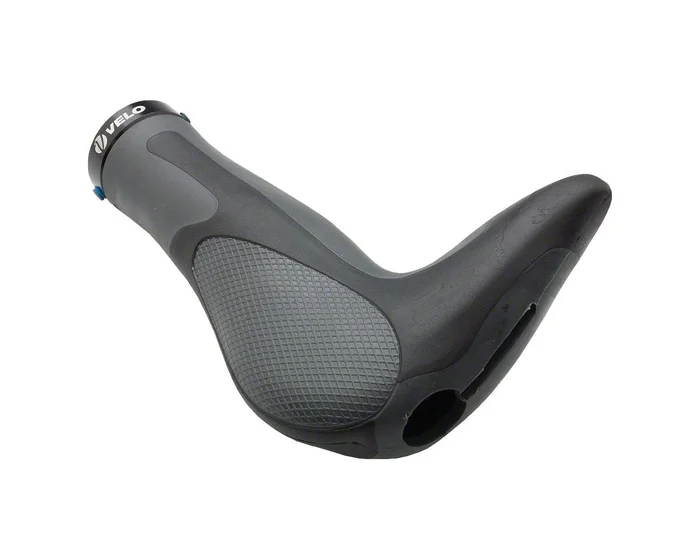 Velo Attune Lock-On Grips (Black/Grey) (Lock-On)