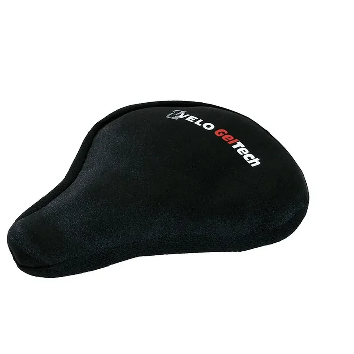 Velo GelTech Bike Seat Covers Gel-Enhanced Cushioning, Synthetic Fibers, Comfort & Durability, Universal Fit for Road & Mountain Bikes