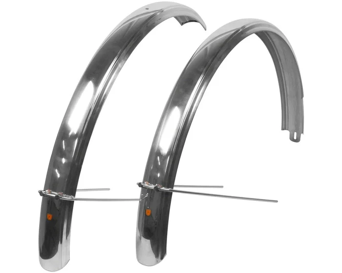 Velo Orange Fluted 700c x 63 Fender Set (Polished Silver) (700c x 55)