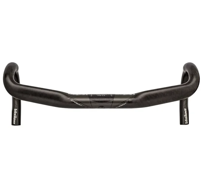Vision TriMax 4D Compact Handlebar, 31.8mm Clamp Diameter, 420mm Width, Compact Drop Profile – Carbon