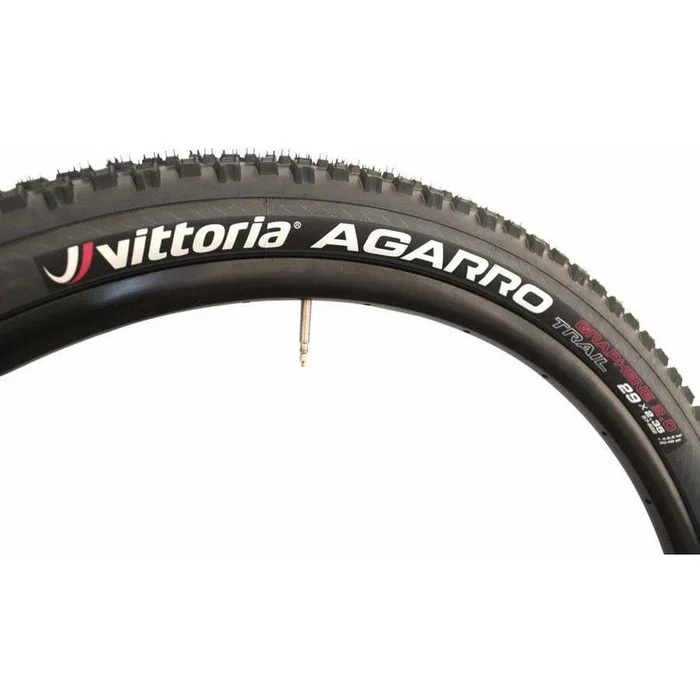 Vittoria Agarro Tire – 29 x 2.6 Tubeless Folding Black/Anthracite TNT G2.0