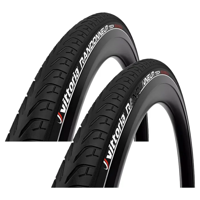 Vittoria Randonneur Tech 26×1.5 E-Bike Compliant City & Touring Bike Tire with Reflective Sidewall 11A00174