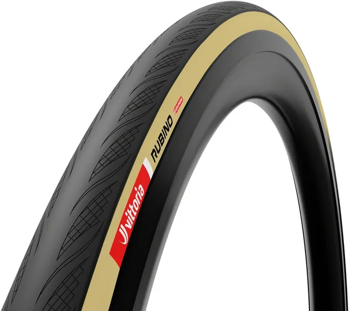 Vittoria Rubino V Tire – 700 x 28, Tubeless, Folding, Black/Tan, 1C Graphene + Silica, G2.0 11A00591