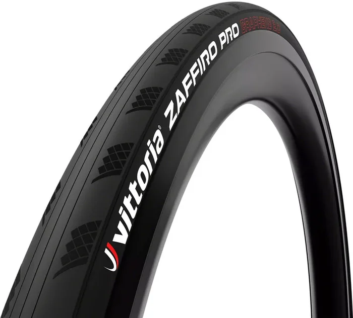 Vittoria Zaffiro Pro V Tire 700 x 25 Clincher Folding TPI 26 Black Road Bike 11A00294