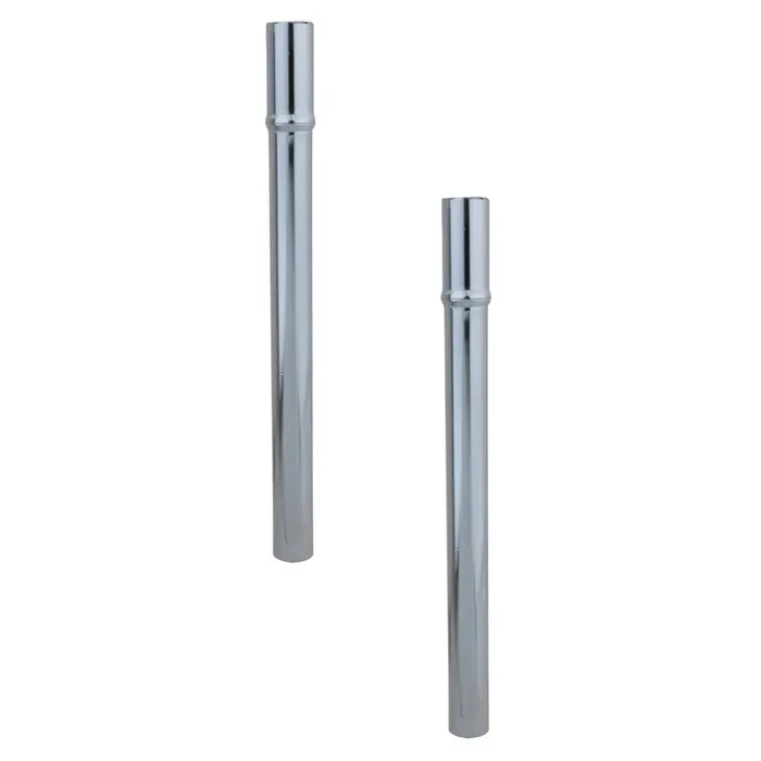 Wald Steel Pillar Seatpost Bundle Chrome-Plated Bike Seatposts with Classic Style & Durable Steel Construction
