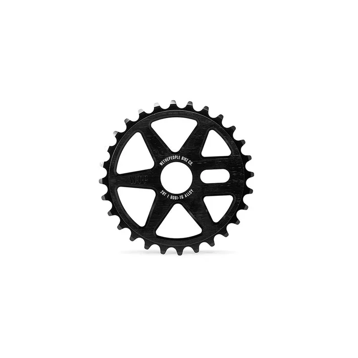 We The People Logic Chainring Teeth: 28 6061-T6 Aluminum Black