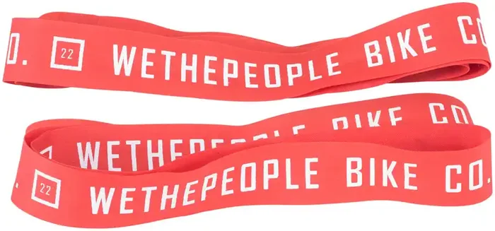 We The People Nylon 22″ Rim Tape Set, Red