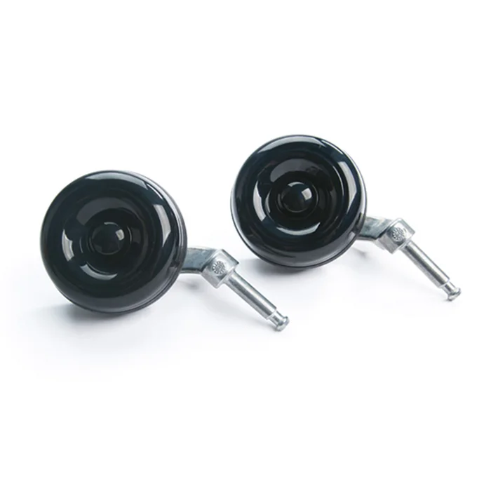 Weighted front wheels for extremely hilly terrain
