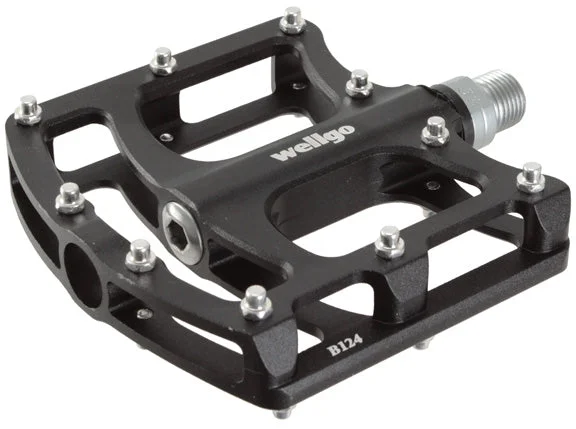 Wellgo B124 Platform Pedals 9/16″ – Black
