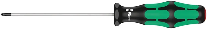Wera 350 PH Screwdriver PH 0 x 100mm With Hexagonal Roll-Off Protection