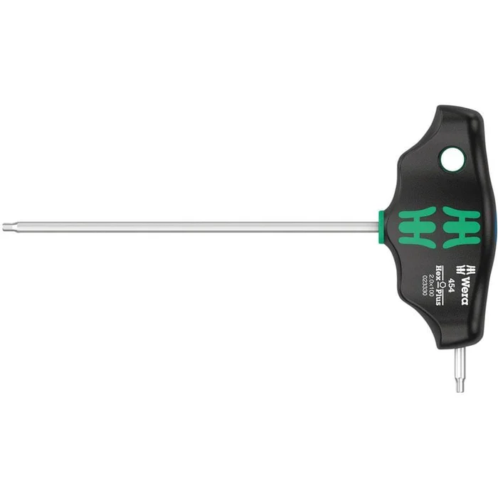 Wera 454 T-handle hexagon screwdriver Hex-Plus Bike Tool, 2.5 x 100 mm