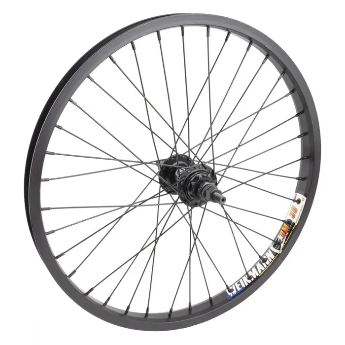 Wheel Master 20 in Alloy BMX 20in Rear Weinmann DM30 Rim Brake Black
