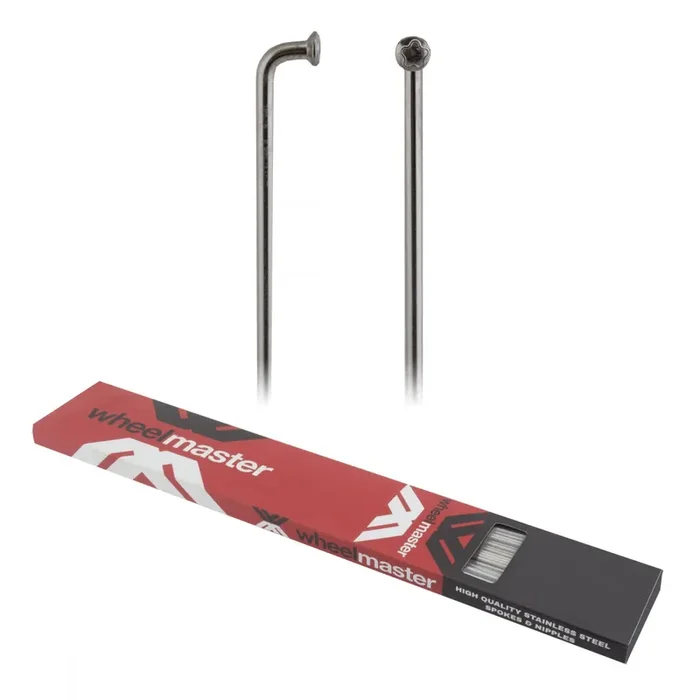 Wheel Master Stainless Steel Spokes J-Bend 2.0 (14G) 177mm Silver