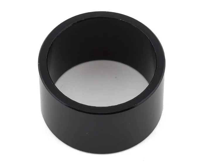 Wheels Manufacturing Aluminum Headset Spacer (Black) (1-1/8”) (20mm) (1 Pack)