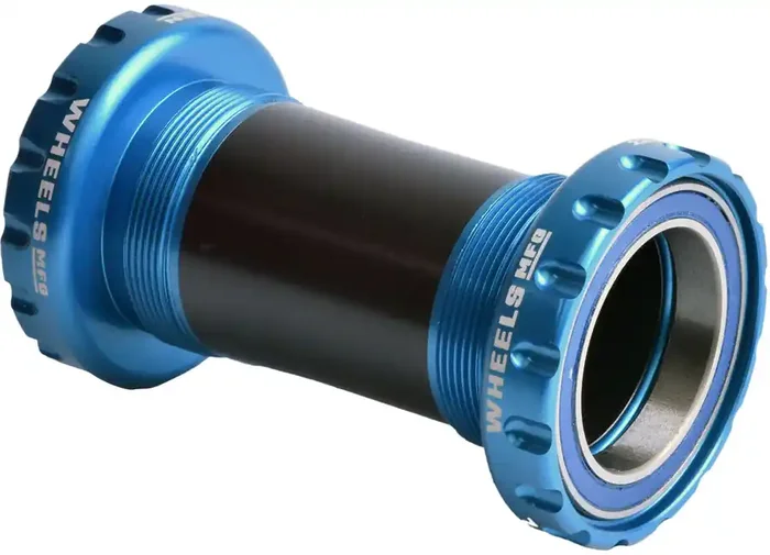 Wheels Manufacturing BSA Bottom Bracket – DUB Spindle, ABEC 3, Teal