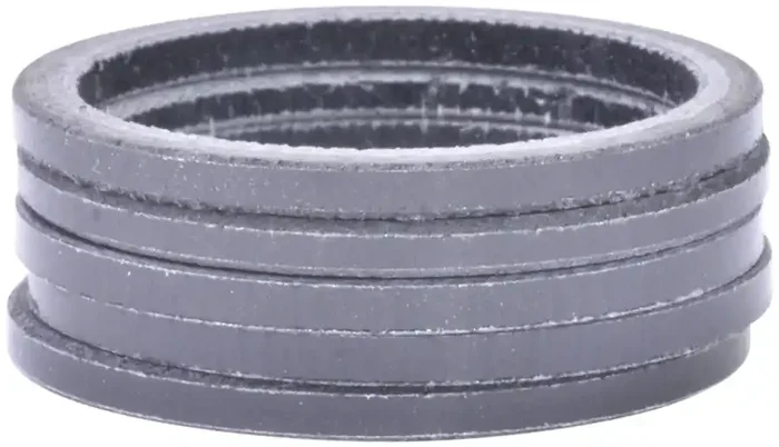 Wheels Manufacturing Carbon Headset Spacer – 1-1/8″, 2.5mm, Gloss, 5-pack