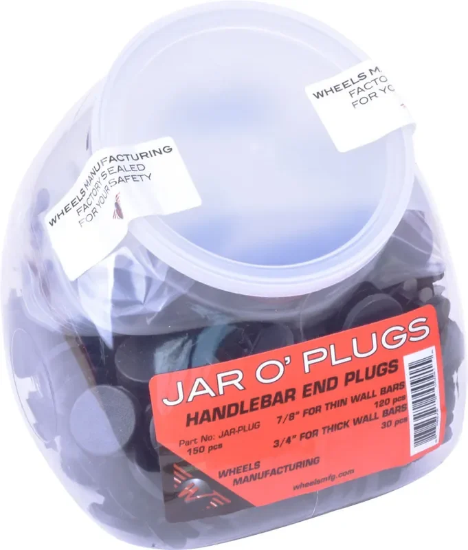 Wheels Manufacturing Jar O‘ Bar-End Plugs 150 Total 120-Thinwall 30-Thickwall