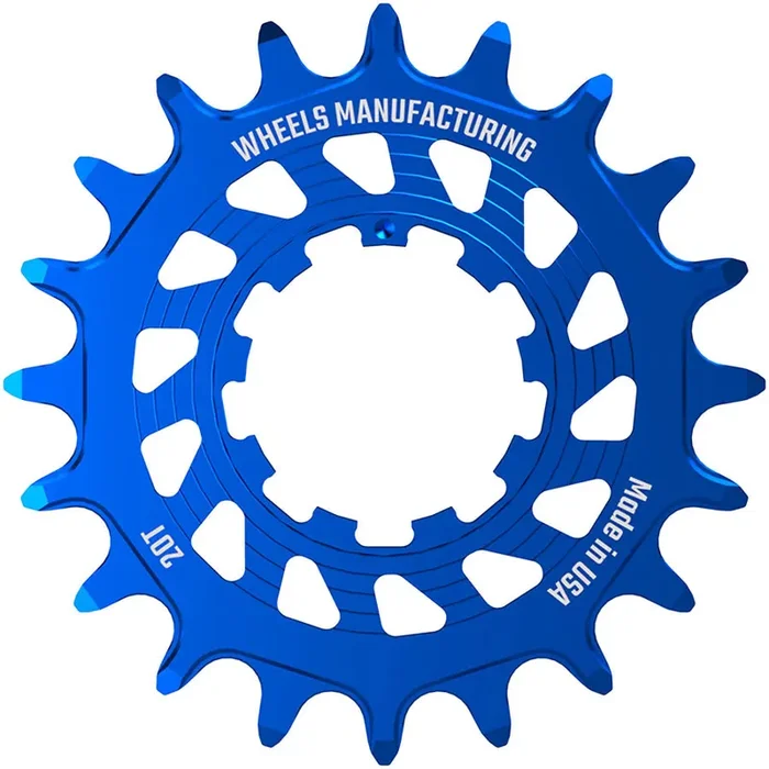 Wheels Manufacturing SOLO HG Cog – 20t, Fits SOLO-HG Kits, Blue