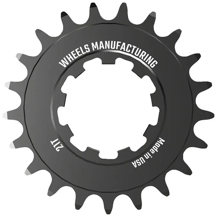 Wheels Manufacturing SOLO-SPEED Cog – 21t, Fits SOLO-SPLINE and SOLO-XD kits, Black