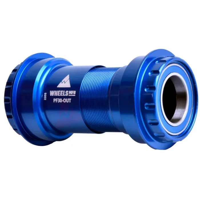 Wheels Mfg PF30 to Outboard BB, 24mm Base Model, Blue NLS