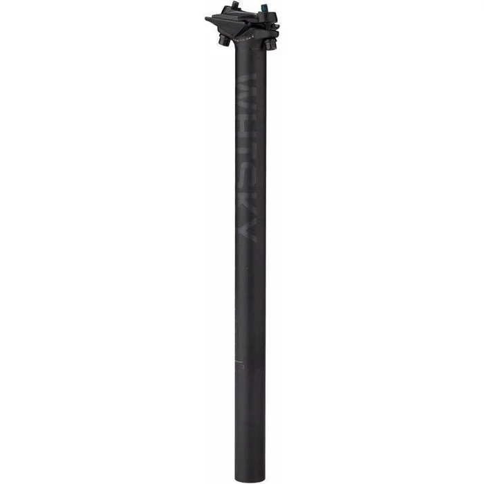 Whisky Parts Co. WHISKY No.7 Alloy Seatpost – 27.2 x 400mm, 0mm Offset, Matte Black