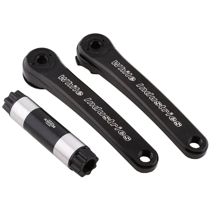 White Industries G30 Gravel Cranks, 30mm Spindle, 172.5mm, Black