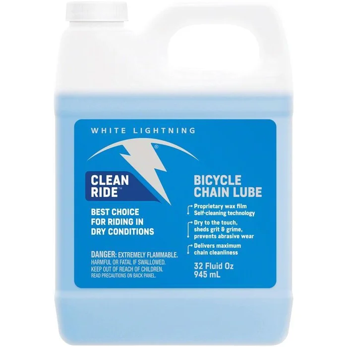 White Lightning Clean Ride Bike Chain Wax Lube – 32 fl,oz