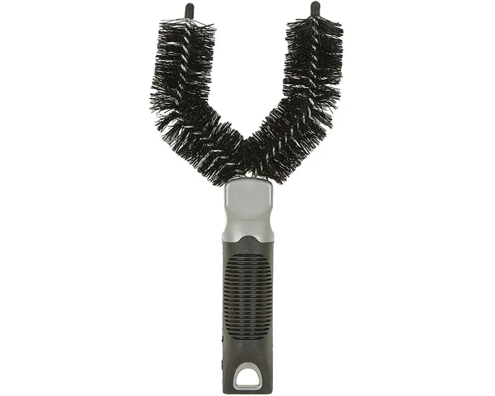 White Lightning Easy Clean Tire Brush, Black