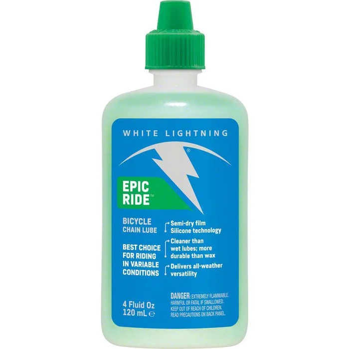 White Lightning Epic Ride Bike Chain Lube – 4oz