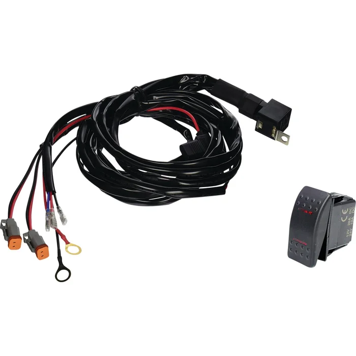 Wire Harness with Dual Deutsch Connector with Large Rocker Switch