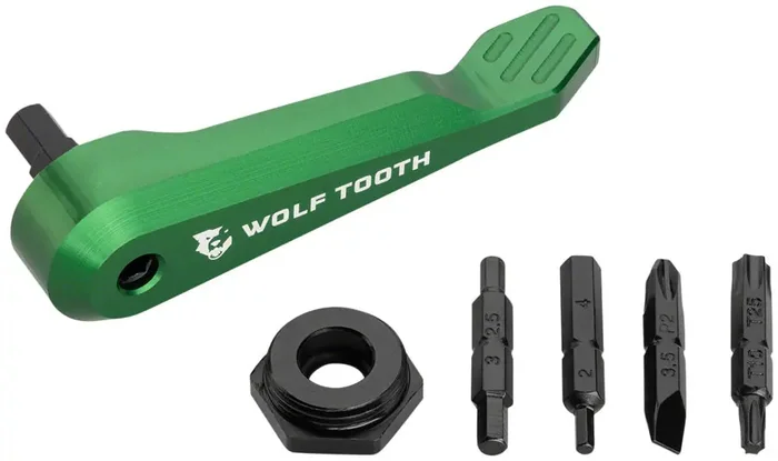 Wolf Tooth Axe Handle Multi-Tool – Green Minimalist, Lightweight