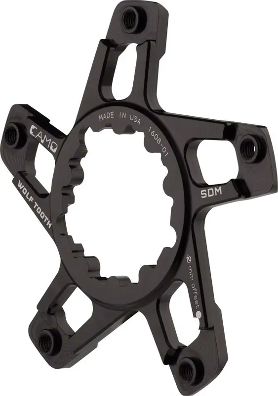 Wolf Tooth CAMO SRAM Direct Mount Spider M2 BB30 for 49 mm Chainline 0mm Offset