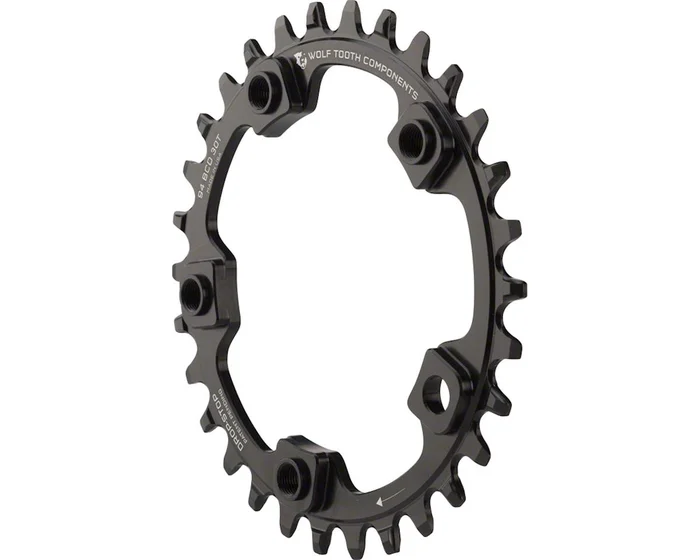 Wolf Tooth Components Chainring (Black) (5-Bolt) (Drop-Stop A) (Single) (30T) (94mm BCD)