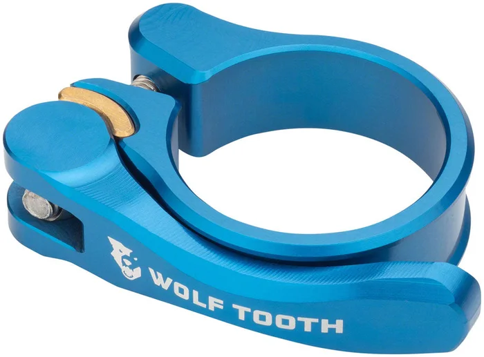 Wolf Tooth Components Quick Release Seatpost Clamp – 28.6mm Blue