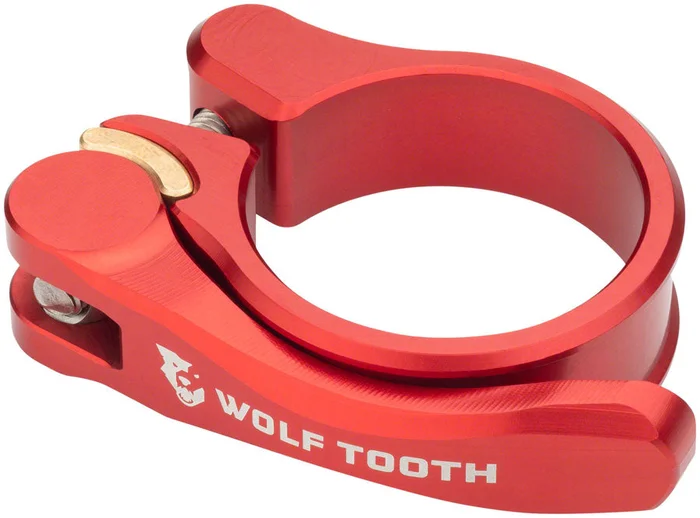 Wolf Tooth Components Quick Release Seatpost Clamp – 34.9mm Red