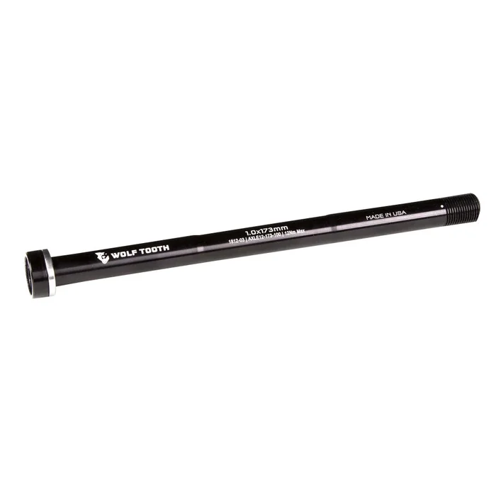 Wolf Tooth Components Rear Replacement Thru-Axle 1.0x173mm – Black