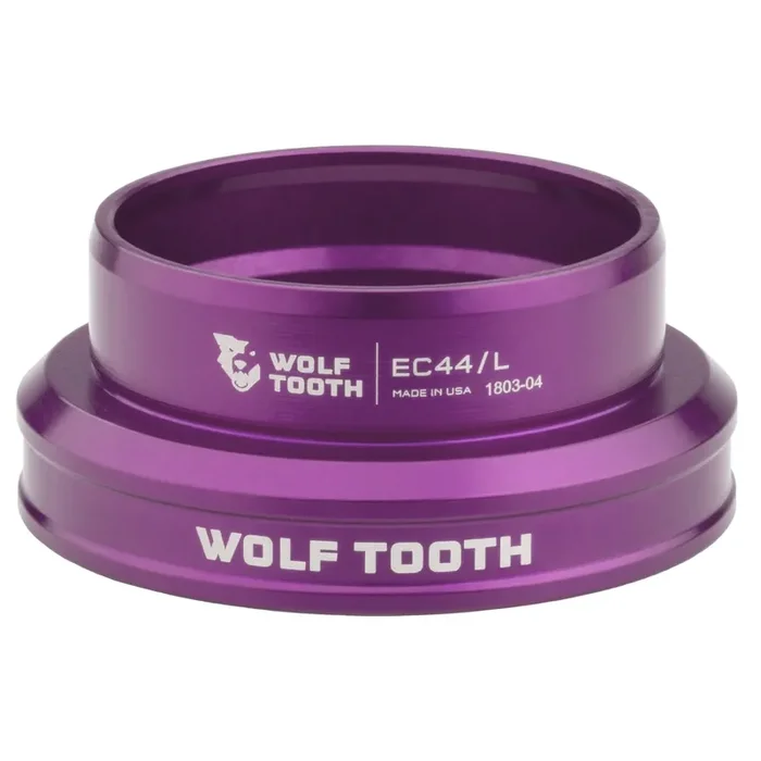 Wolf Tooth Performance EC Headsets – External Cup Lower 44/40 Aluminum Purple