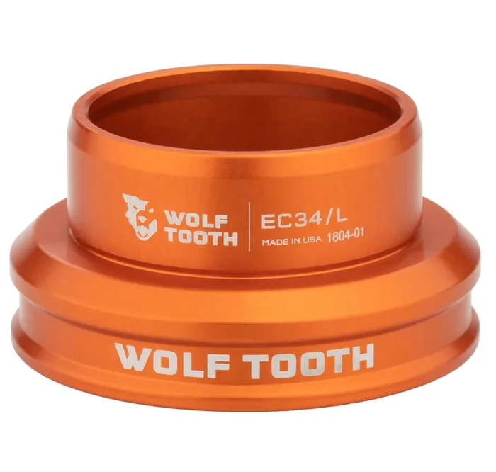 Wolf Tooth Performance EC Headsets – External Cup Lower EC34/30, Orange