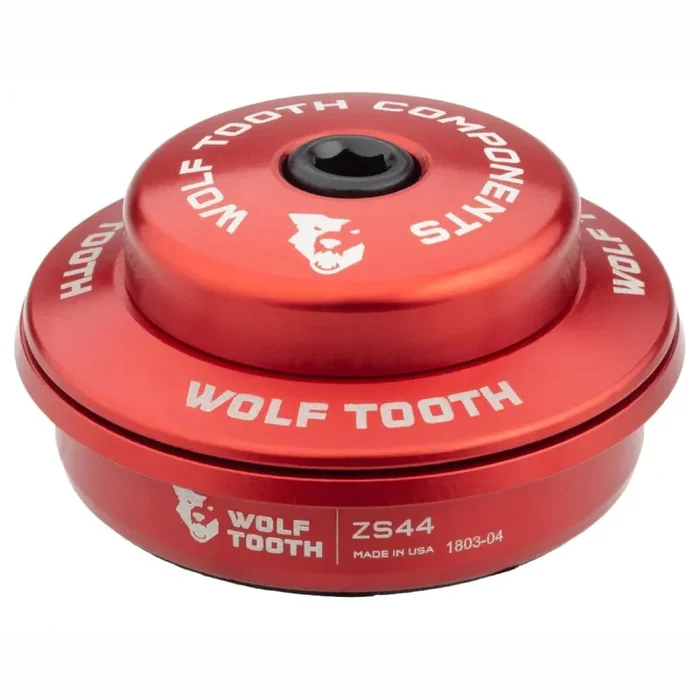 Wolf Tooth Performance Headset – ZS44/28.6 Upper, 6mm Stack, Red