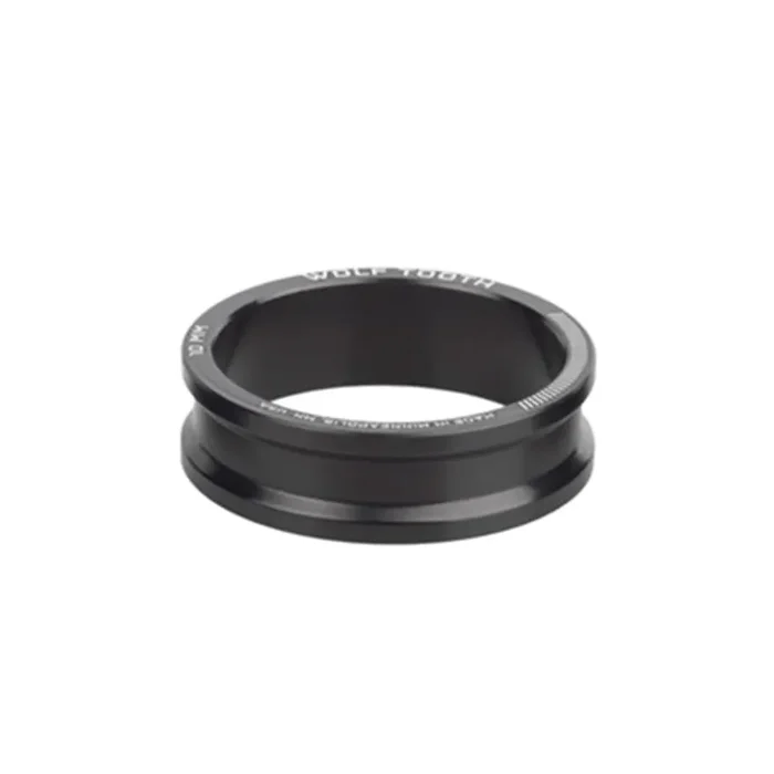 Wolf Tooth Precision Headset Spacers – 1 1/8 steerer, 10mm, 5g, Black