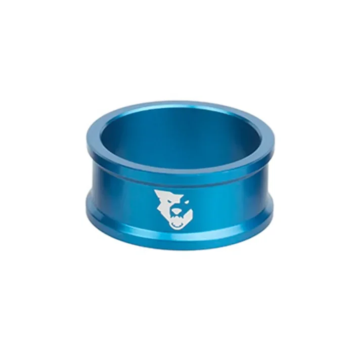 Wolf Tooth Precision Headset Spacers – 1 1/8 steerer, 15mm, 7g, Blue