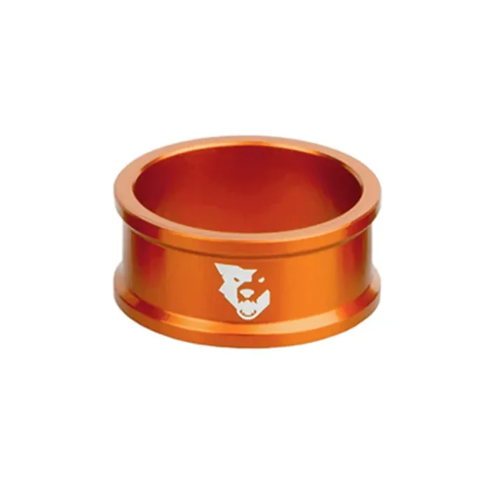Wolf Tooth Precision Headset Spacers – 1 1/8 steerer, 15mm, 7g, Orange