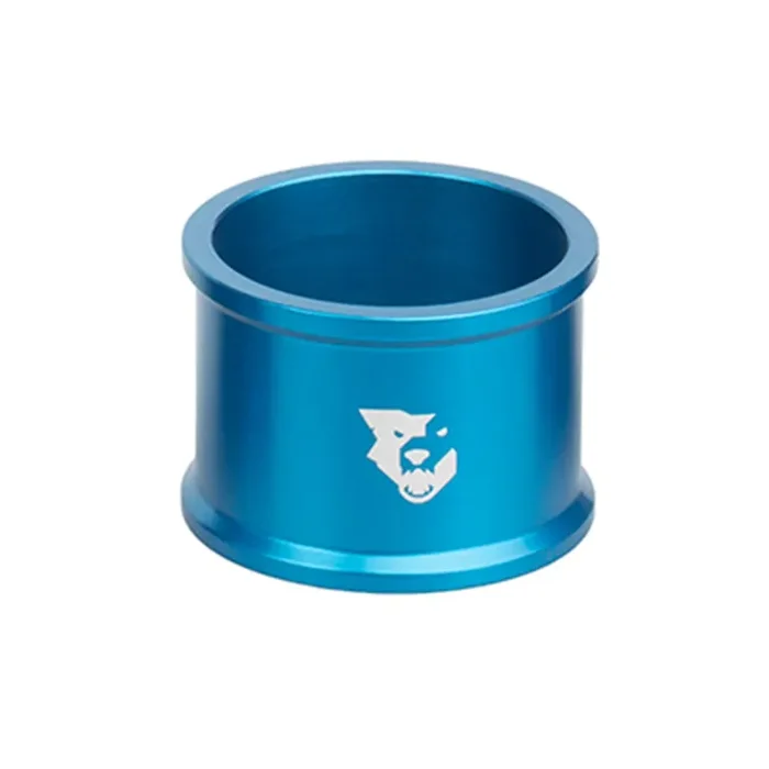 Wolf Tooth Precision Headset Spacers – 1 1/8 steerer, 25mm, 11g, Blue