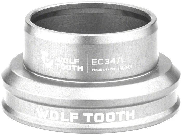 Wolf Tooth Premium Headset – EC34/30 Lower Raw Silver