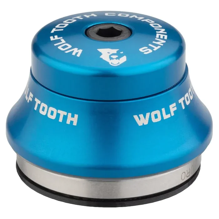 Wolf Tooth Premium IS Headsets – Integrated Upper IS42/28.6, 15mm Stack, Blue