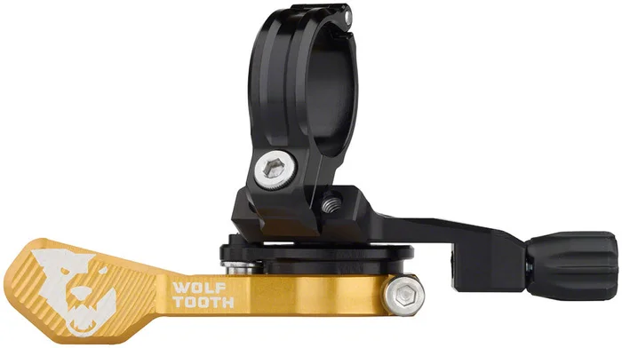 Wolf Tooth ReMote Pro Dropper Post Lever – 22.2mm Clamp Gold