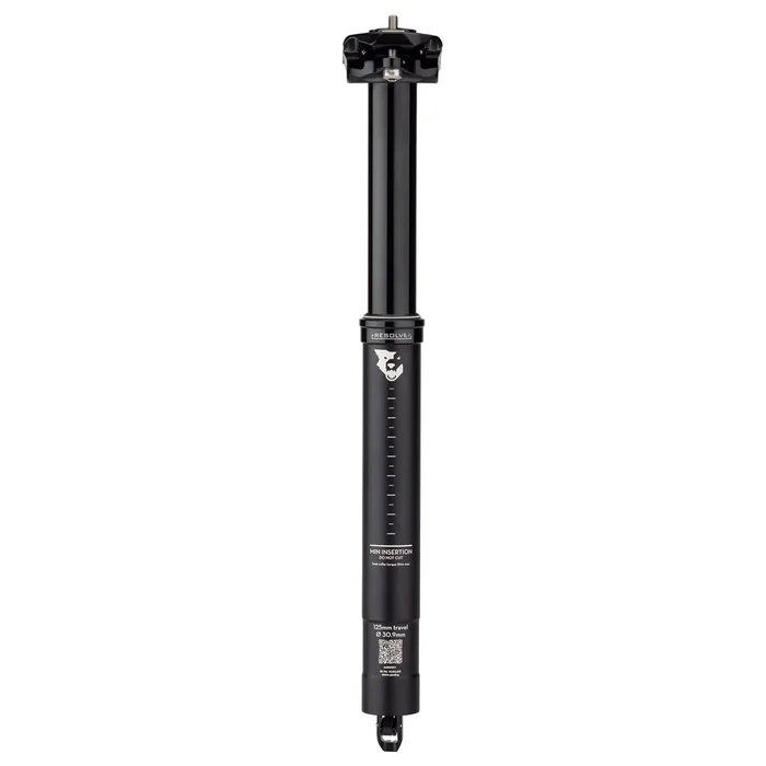 Wolf Tooth Resolve Dropper Seatpost – 31.6 125mm Travel Black Rev 1