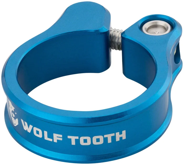 Wolf Tooth Seatpost Clamp – 28.6mm Blue