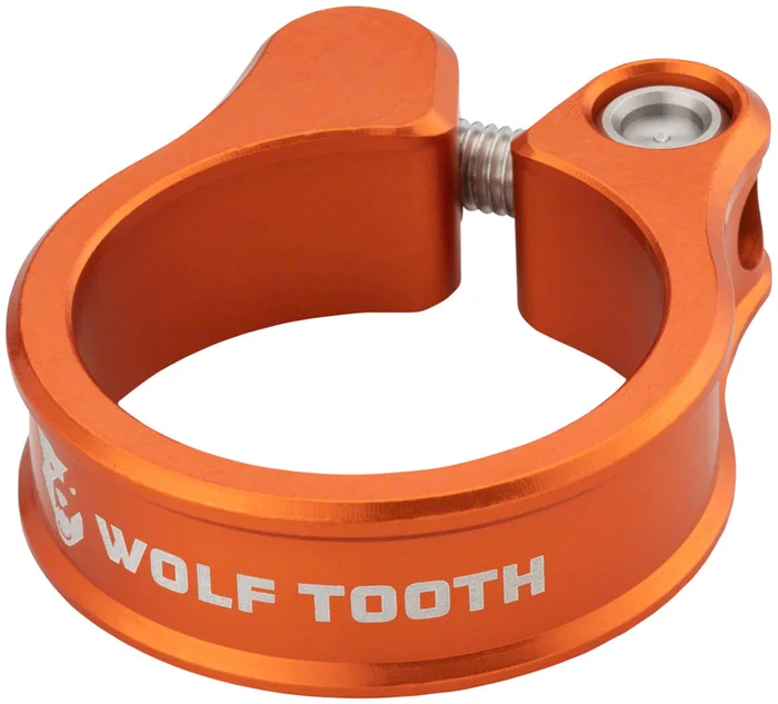 Wolf Tooth Seatpost Clamp – 28.6mm Orange